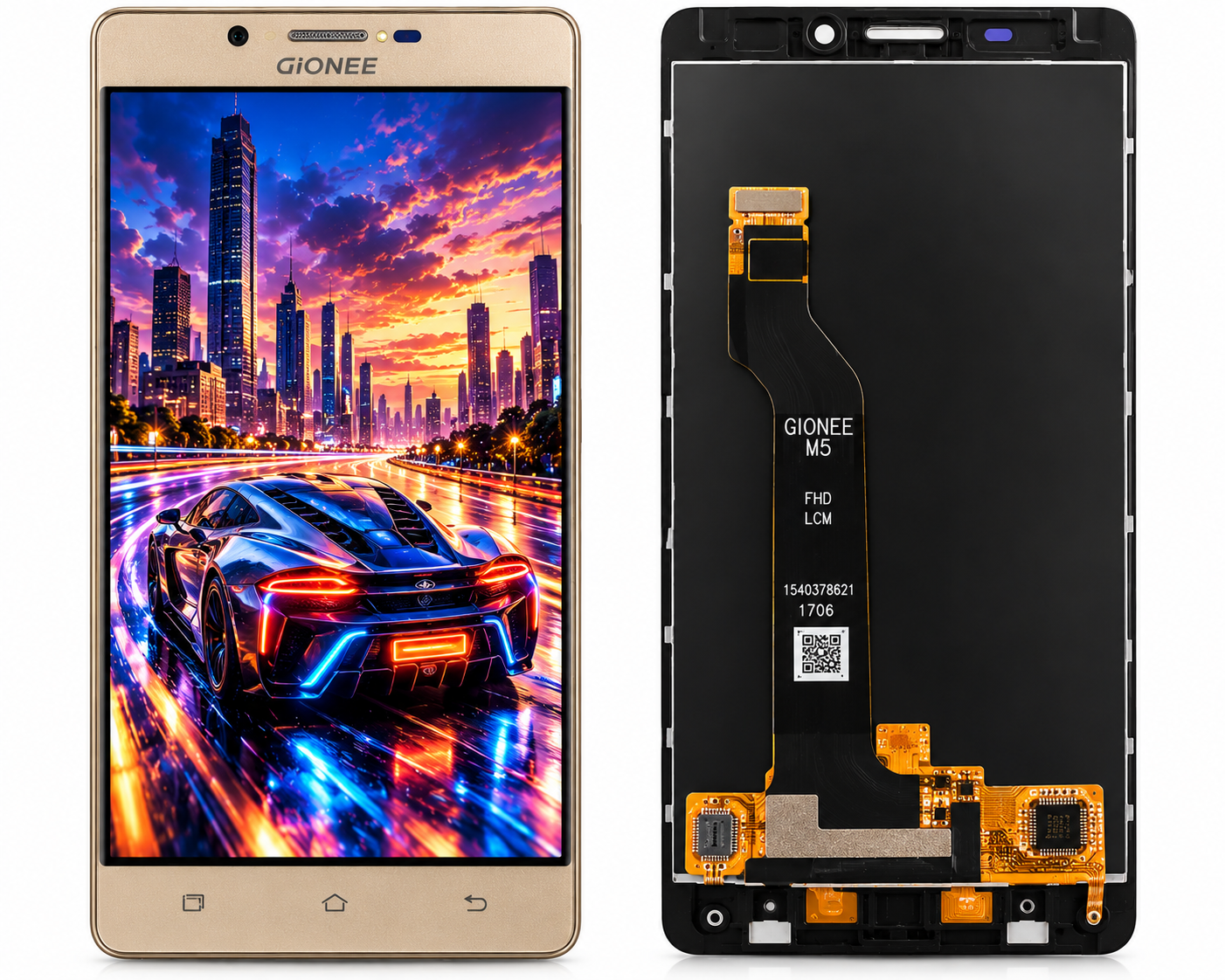 Gionee M5 Screen Assembly Showcase Gionee M5 LCD Replacement Screen - Image 1