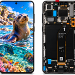 Samsung Galaxy S25 OLED Display Assembly with Frame